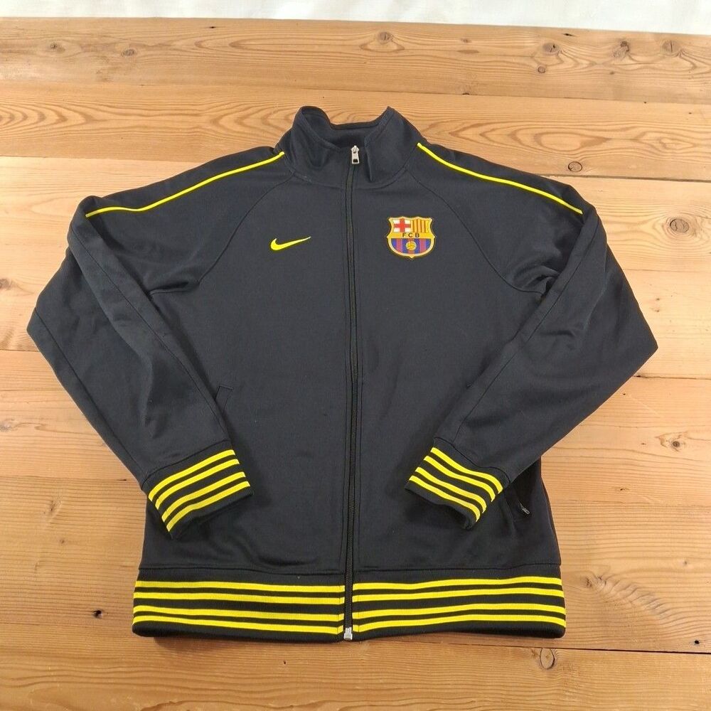 Nike fc barcelona Track Jacket 11-12 Season Swoosh Mens Small